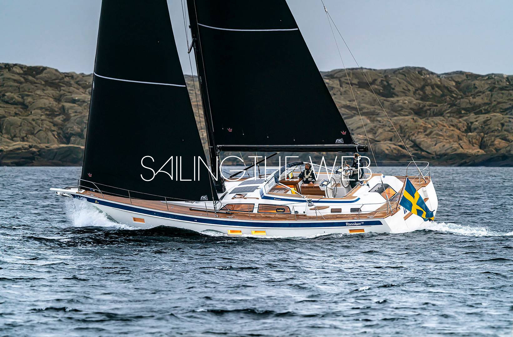 Hallberg rassy 50 sailing